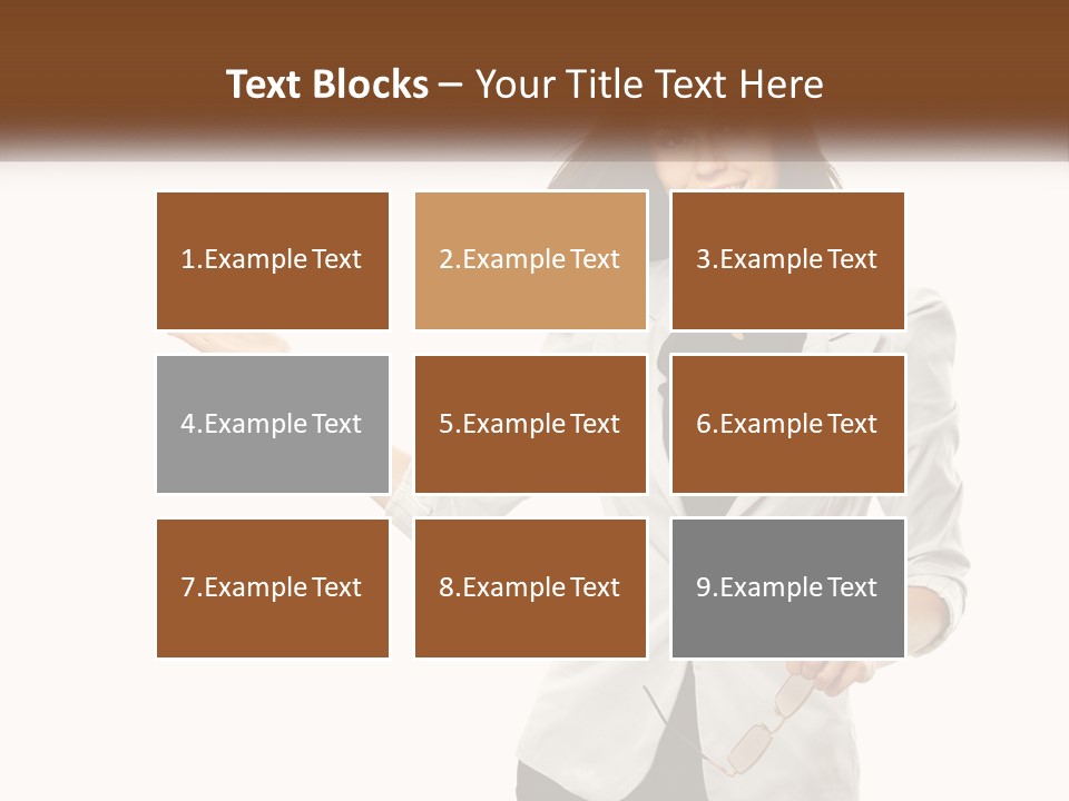 White Sand Portrait PowerPoint Template