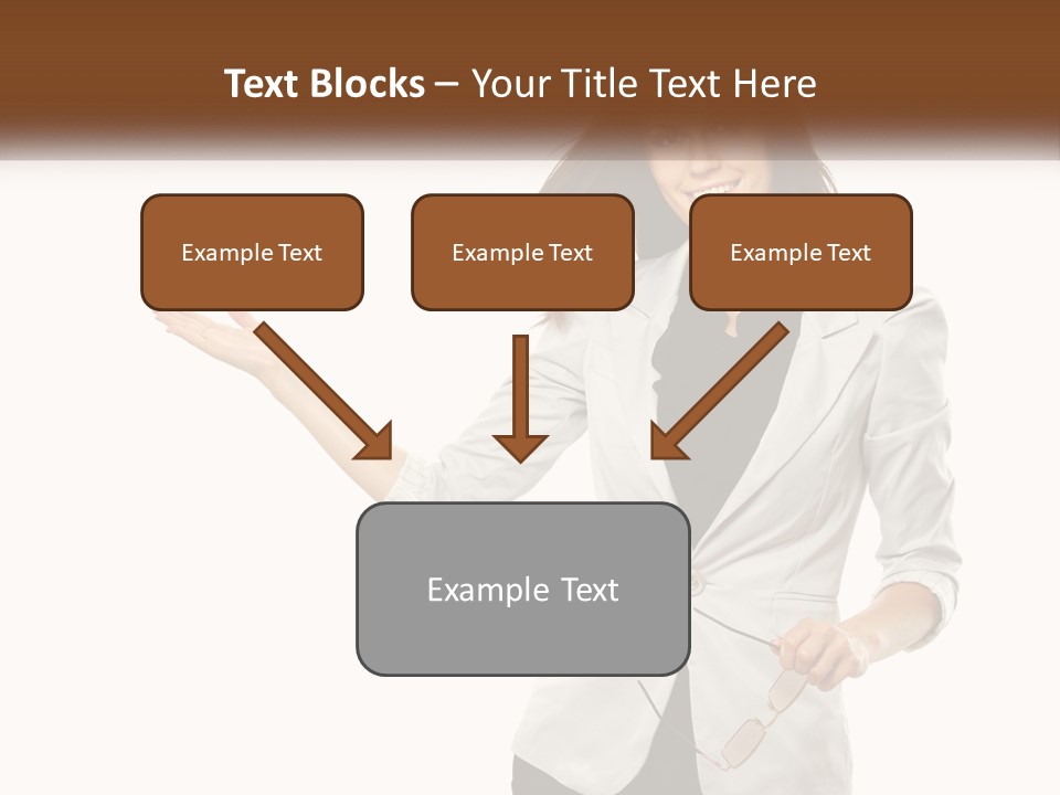 White Sand Portrait PowerPoint Template