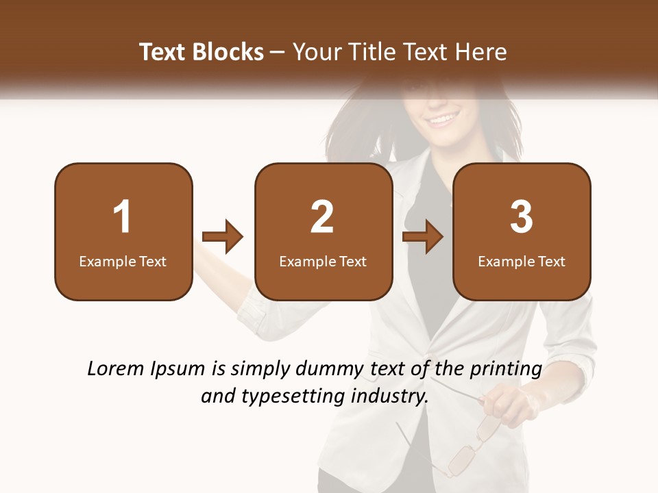 White Sand Portrait PowerPoint Template