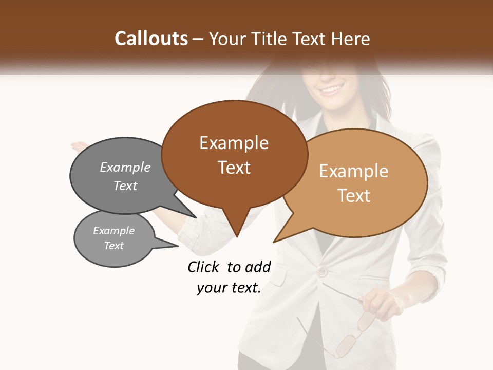 White Sand Portrait PowerPoint Template