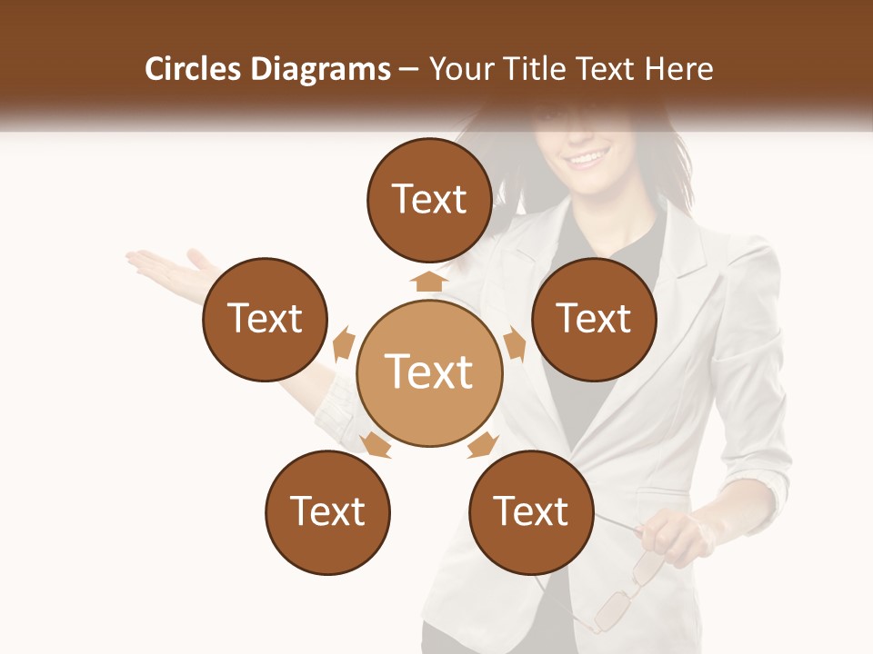 White Sand Portrait PowerPoint Template