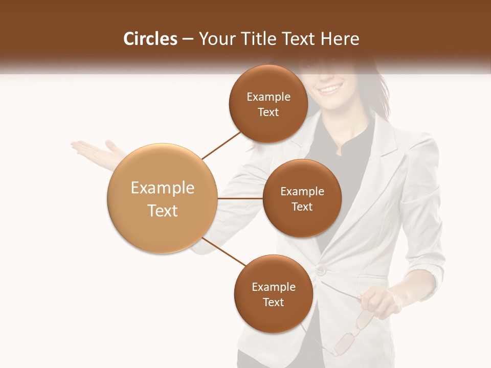 White Sand Portrait PowerPoint Template