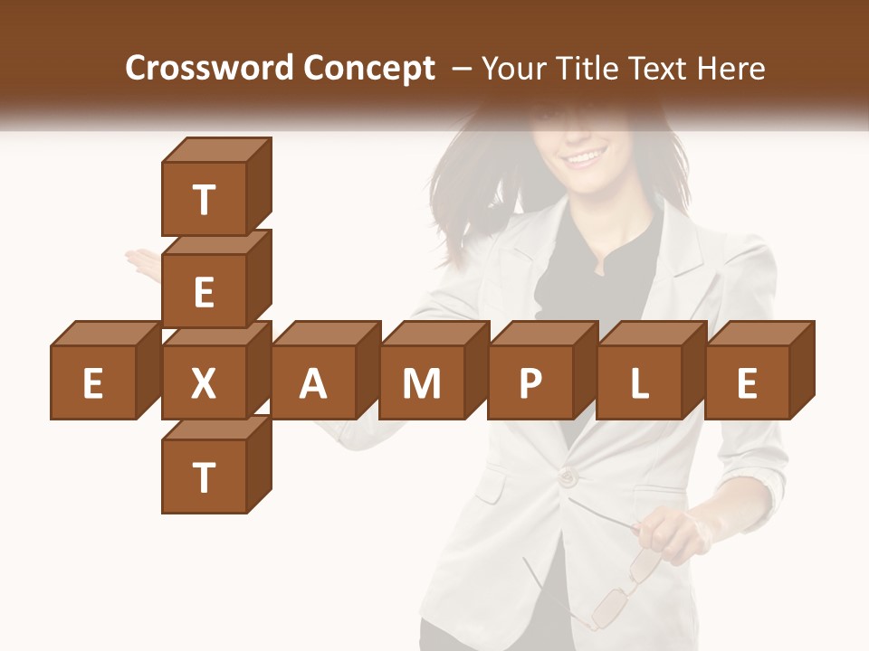 White Sand Portrait PowerPoint Template