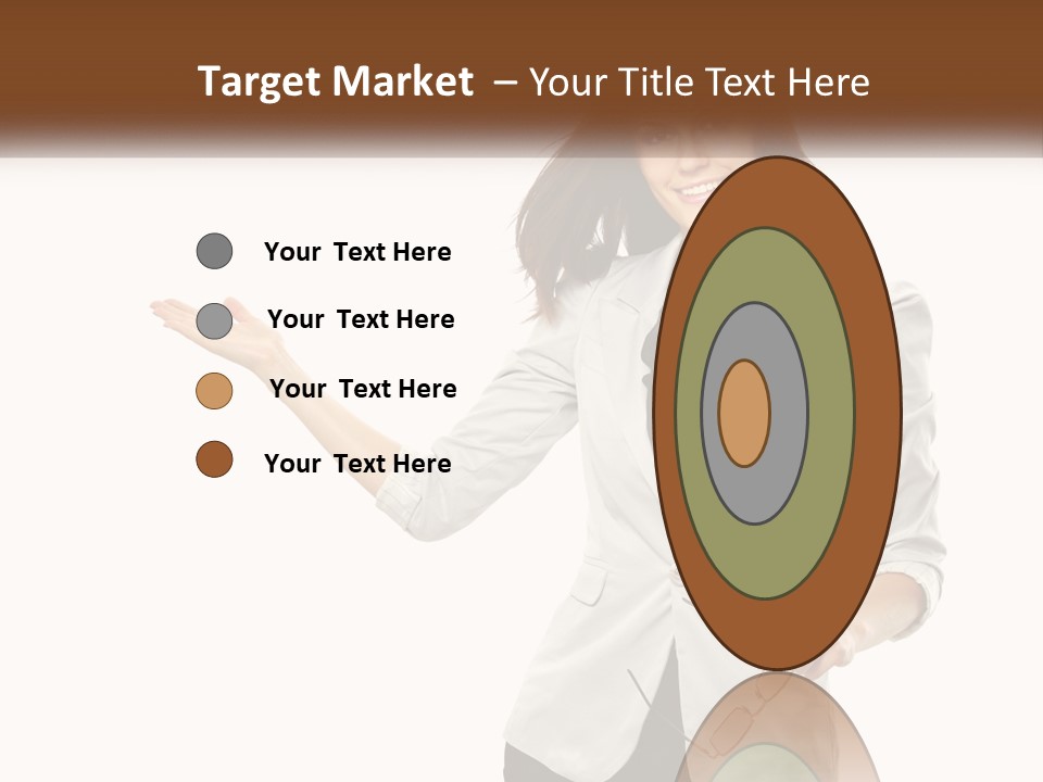 White Sand Portrait PowerPoint Template