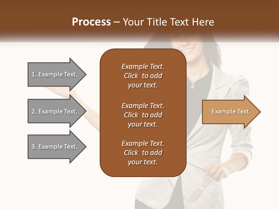 White Sand Portrait PowerPoint Template