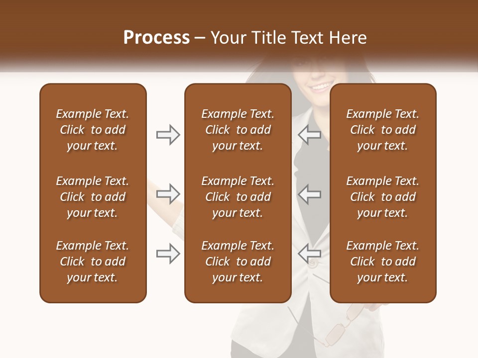 White Sand Portrait PowerPoint Template