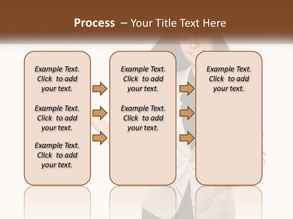 White Sand Portrait PowerPoint Template