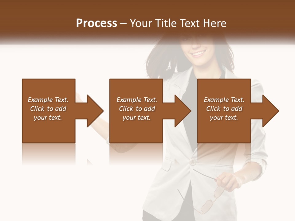 White Sand Portrait PowerPoint Template