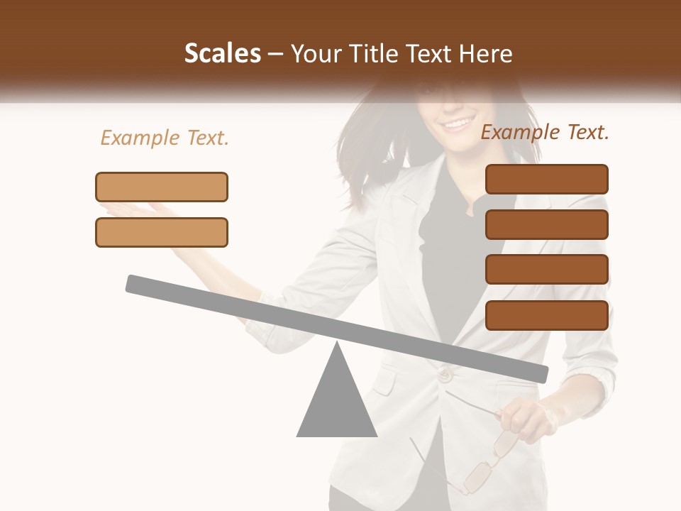 White Sand Portrait PowerPoint Template