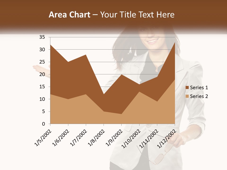 White Sand Portrait PowerPoint Template
