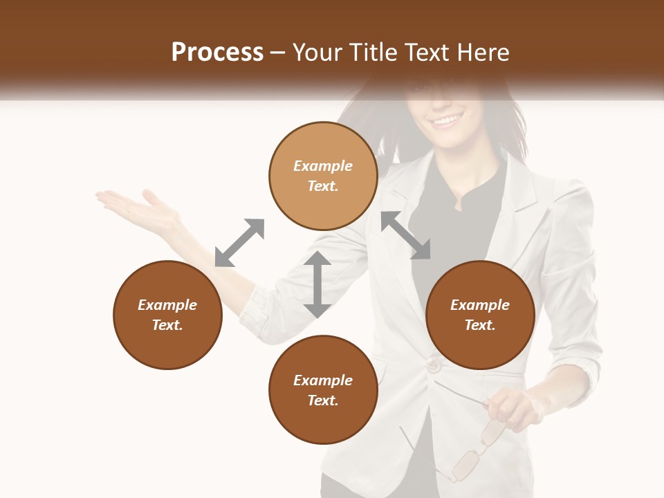 White Sand Portrait PowerPoint Template