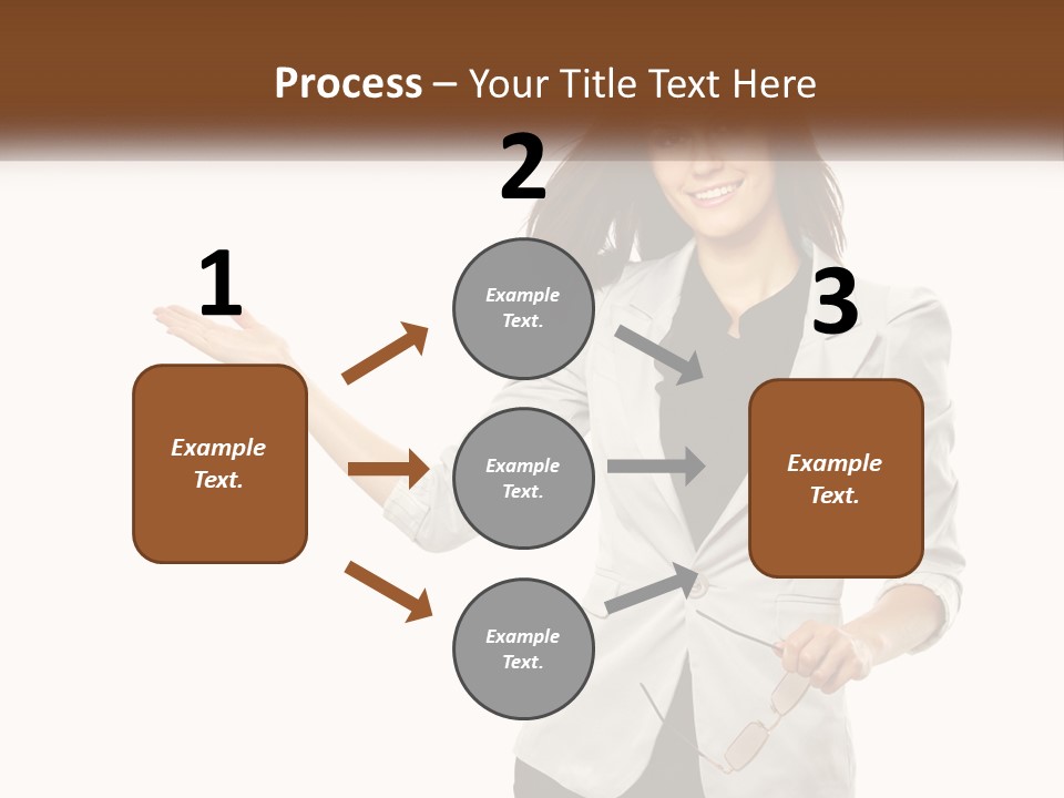 White Sand Portrait PowerPoint Template