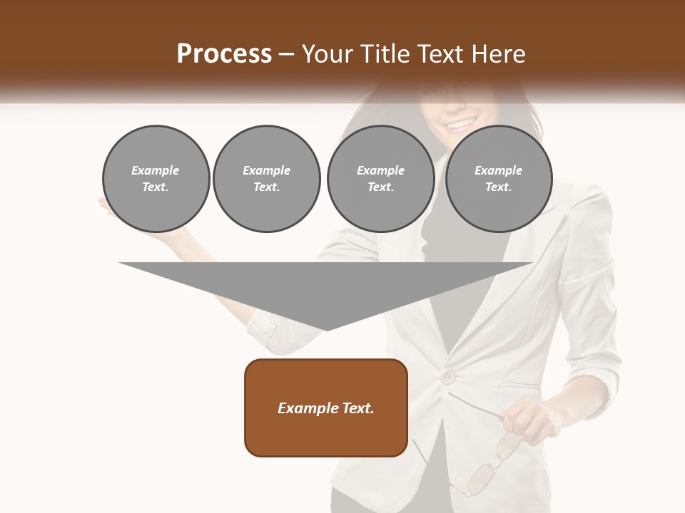 White Sand Portrait PowerPoint Template