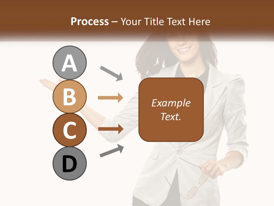 White Sand Portrait PowerPoint Template