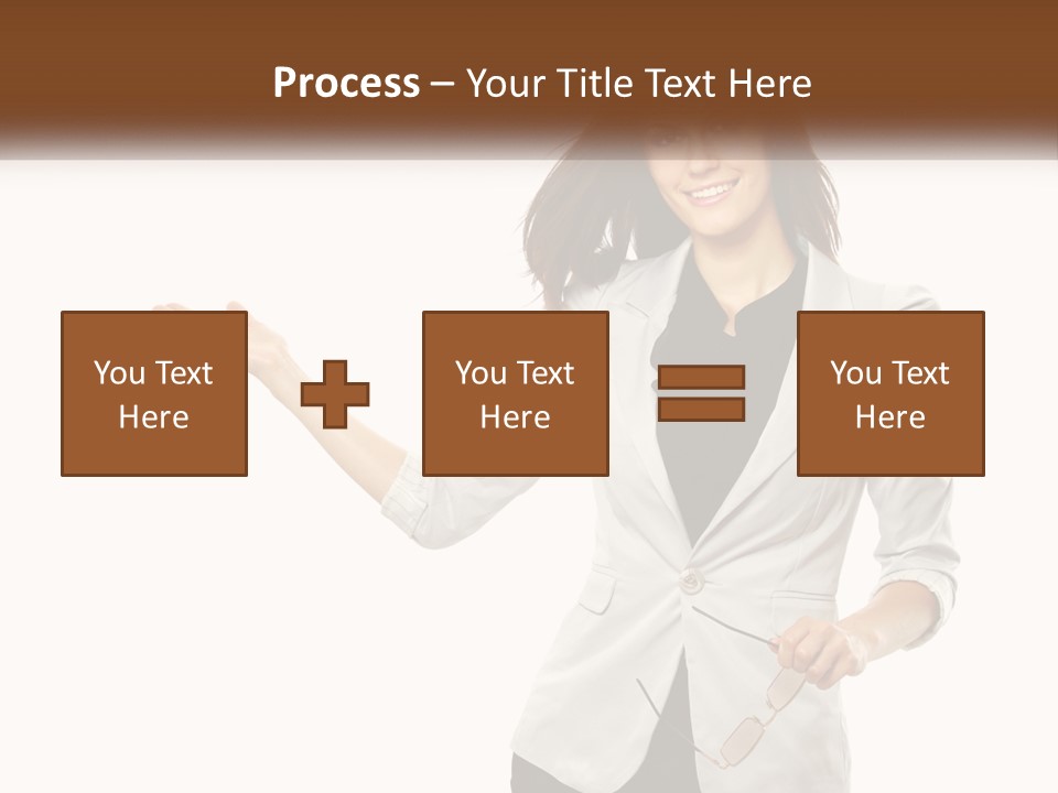 White Sand Portrait PowerPoint Template