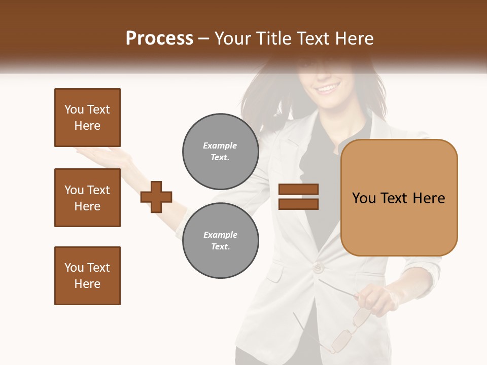 White Sand Portrait PowerPoint Template