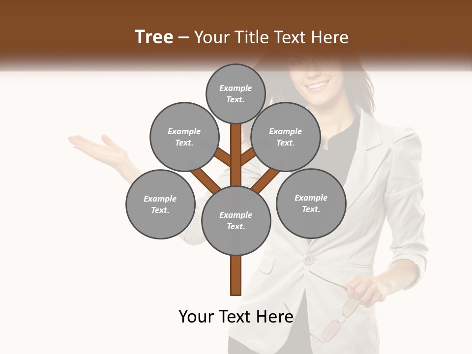 White Sand Portrait PowerPoint Template