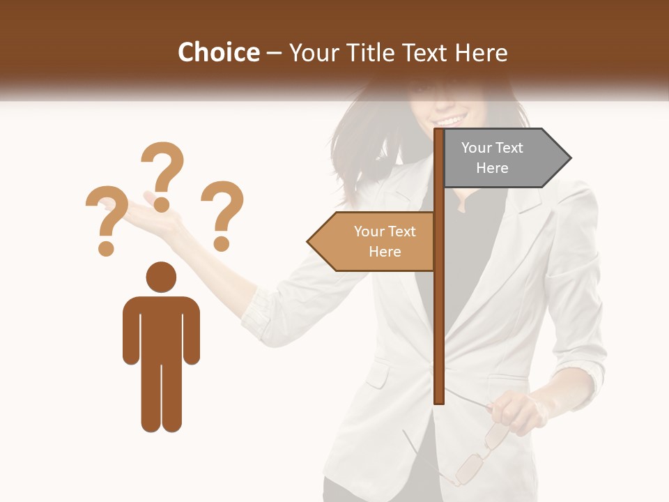 White Sand Portrait PowerPoint Template