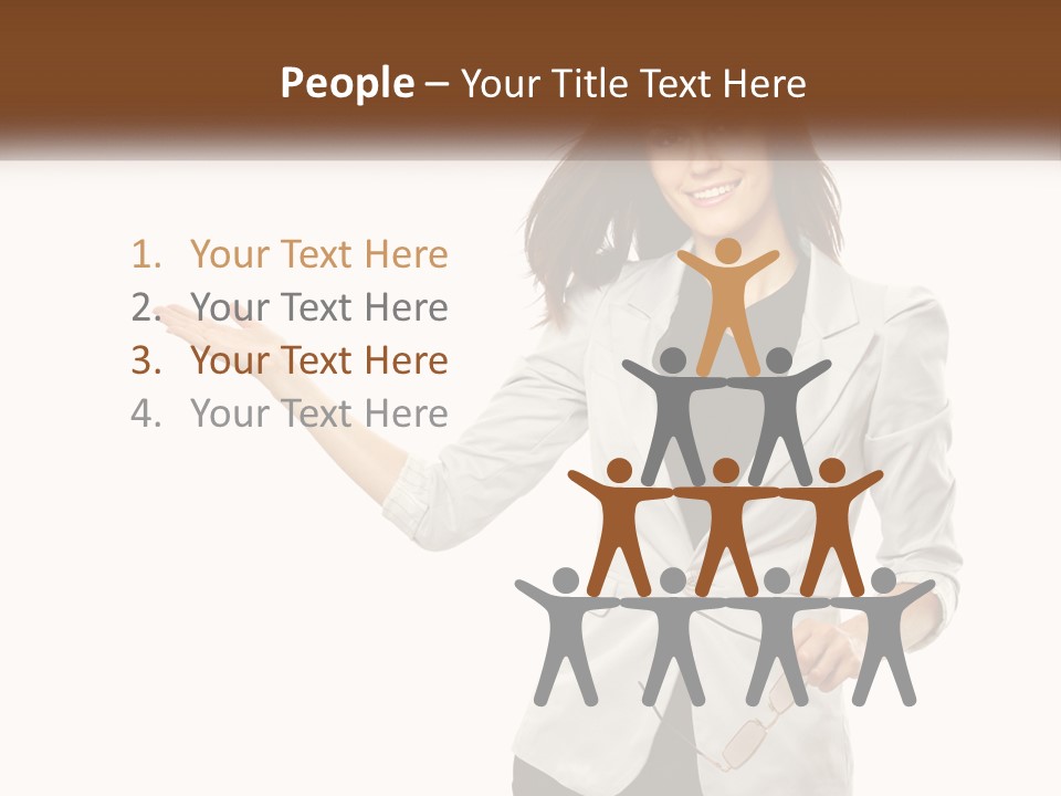 White Sand Portrait PowerPoint Template