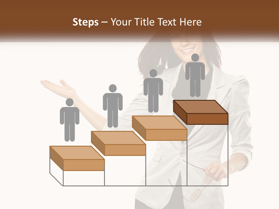 White Sand Portrait PowerPoint Template