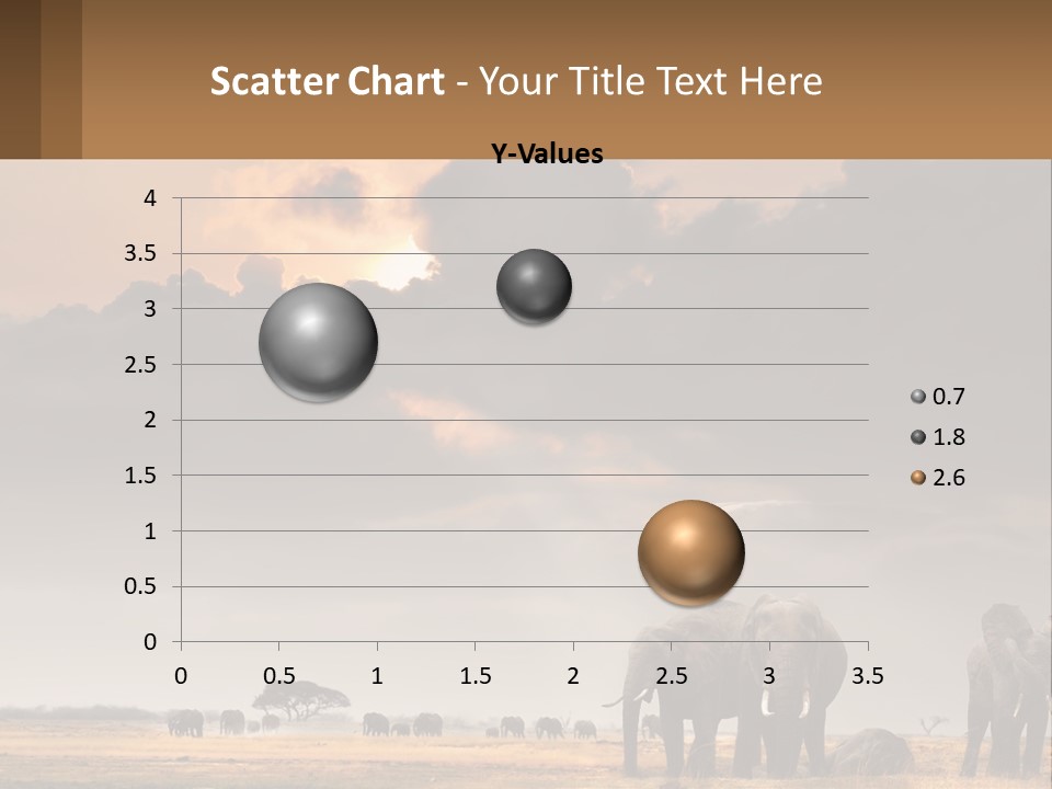Coastal Caucasian Elderly PowerPoint Template
