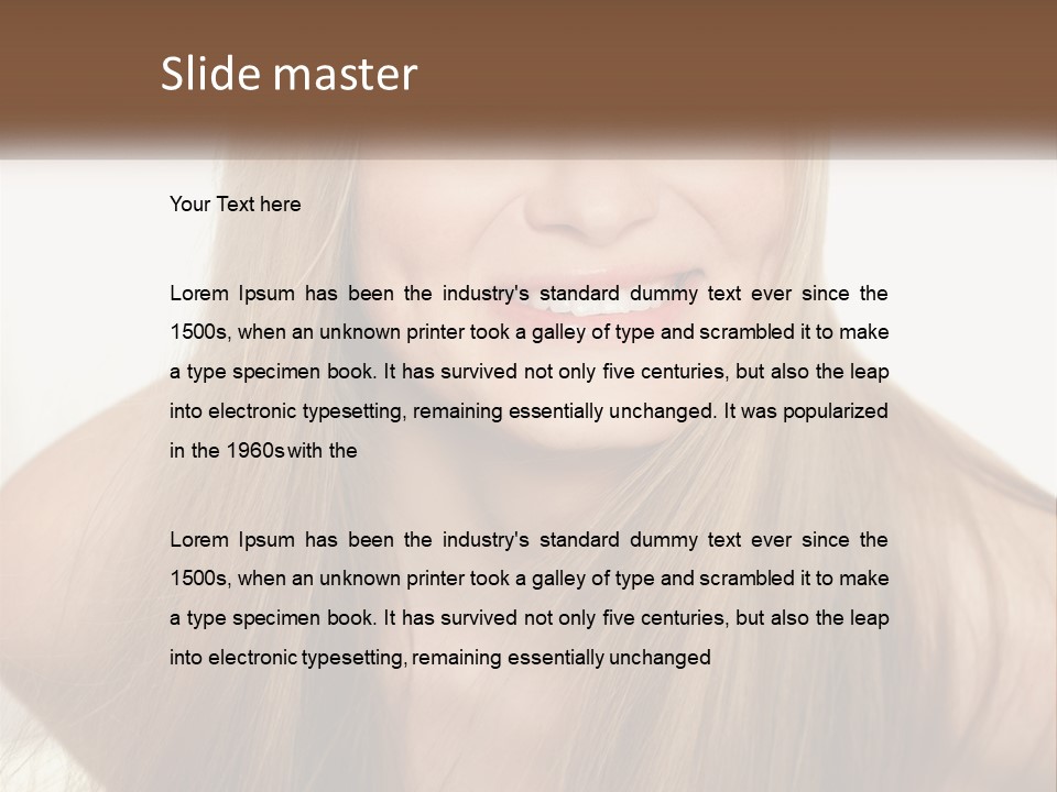 Care Harmony Freshness PowerPoint Template