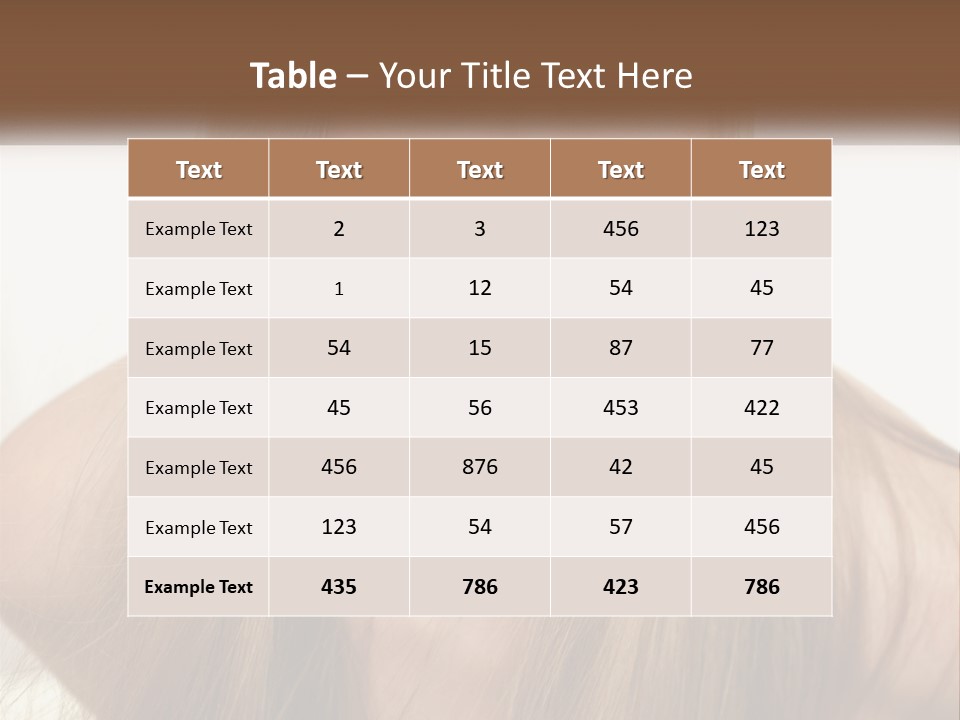 Care Harmony Freshness PowerPoint Template