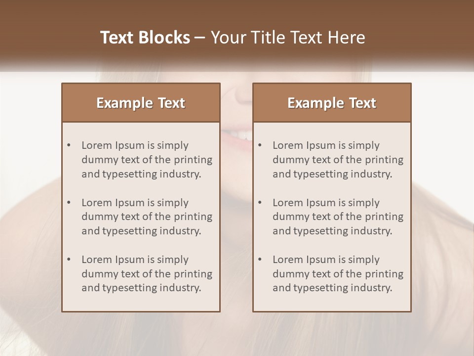 Care Harmony Freshness PowerPoint Template