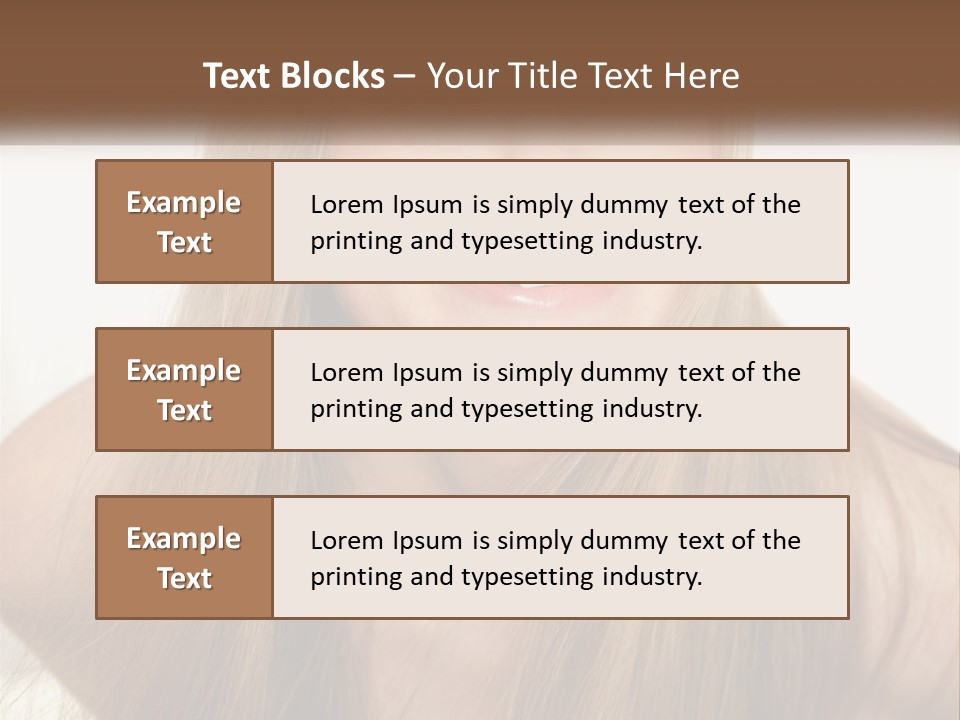 Care Harmony Freshness PowerPoint Template