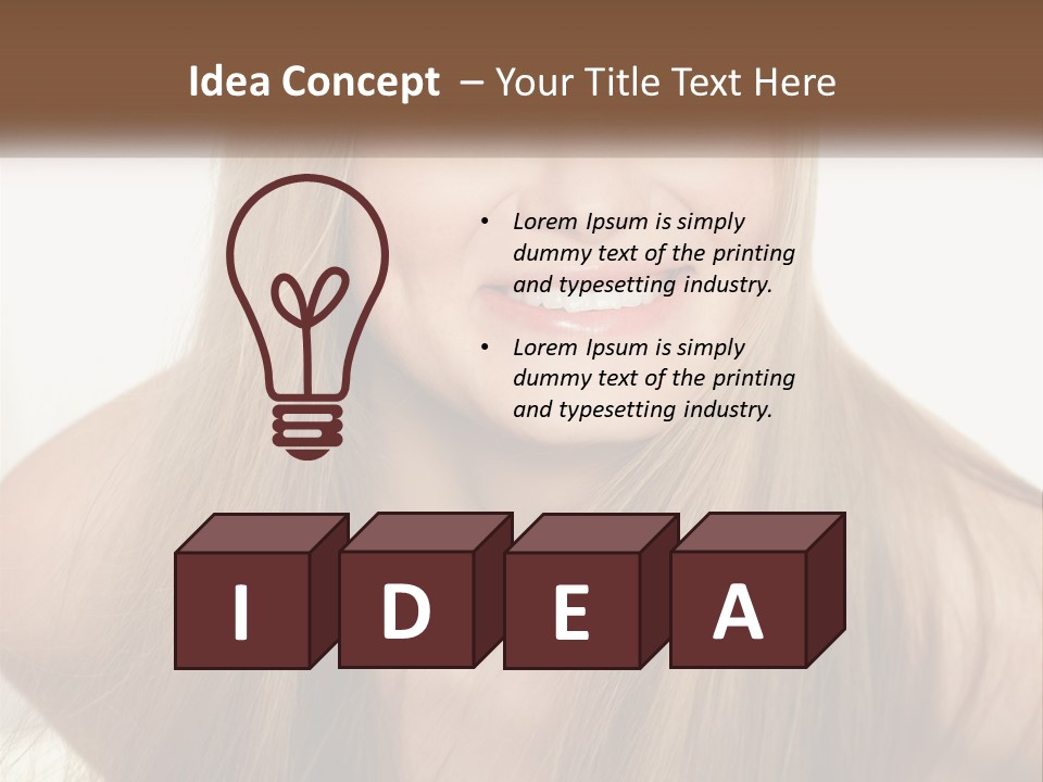 Care Harmony Freshness PowerPoint Template