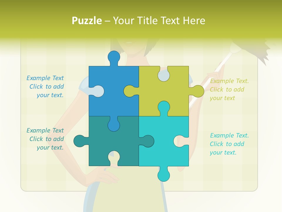 Duster Cleaning Dusting PowerPoint Template