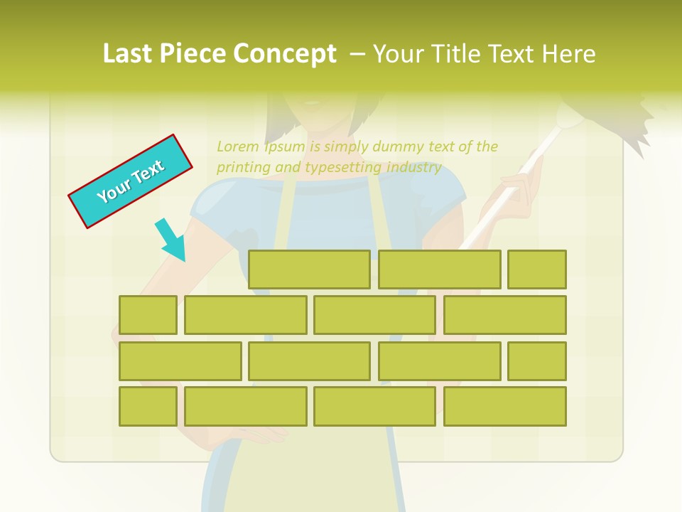 Duster Cleaning Dusting PowerPoint Template