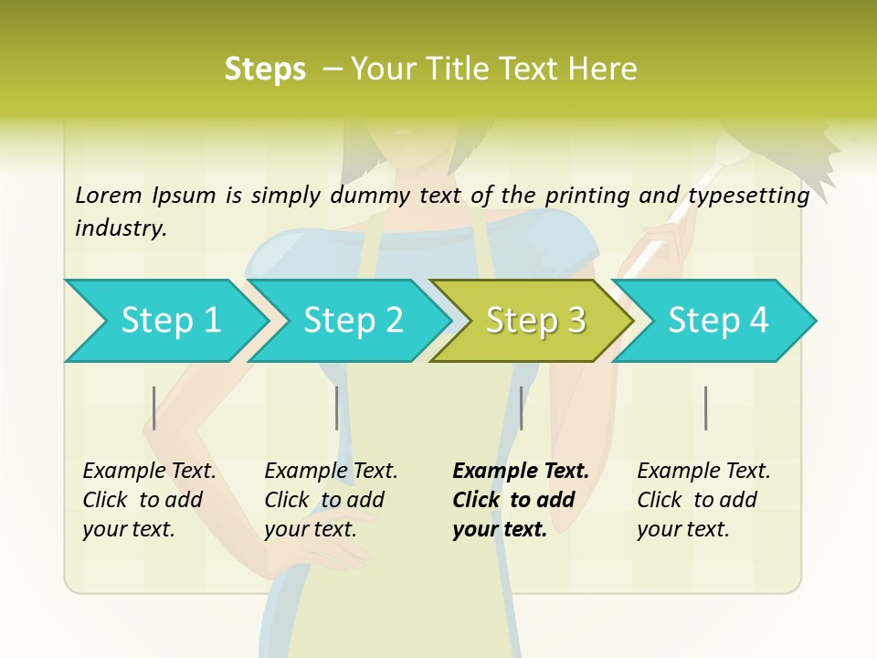 Duster Cleaning Dusting PowerPoint Template