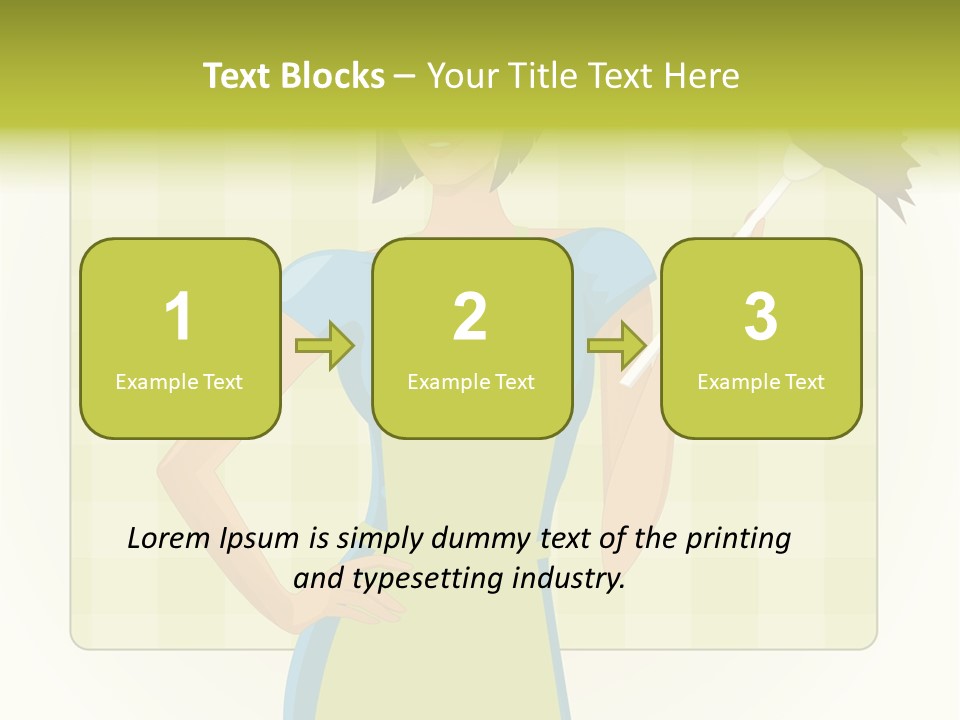 Duster Cleaning Dusting PowerPoint Template