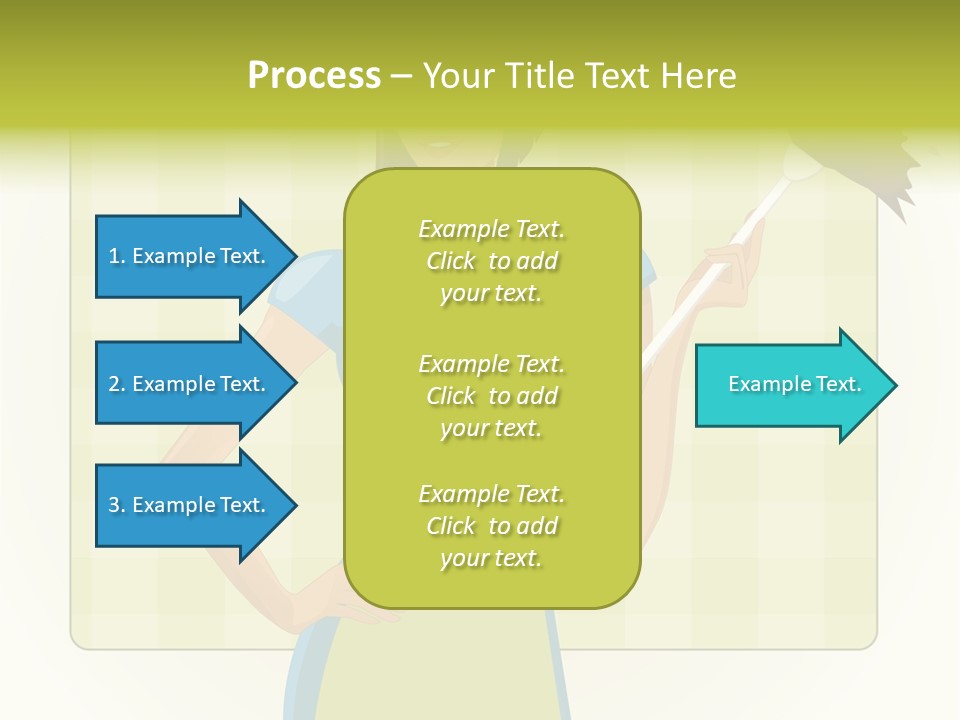 Duster Cleaning Dusting PowerPoint Template