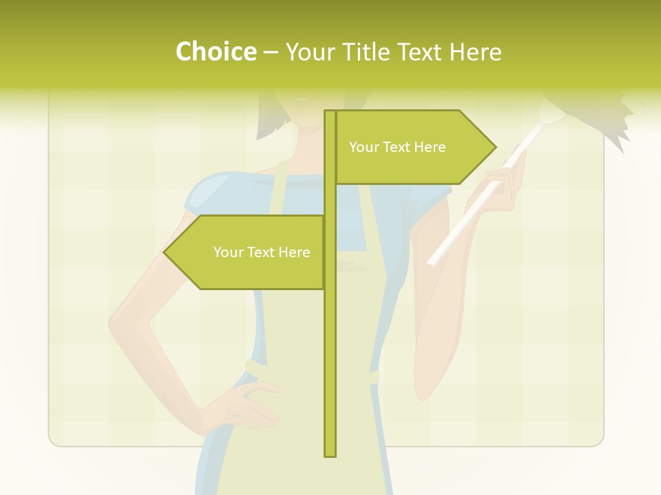 Duster Cleaning Dusting PowerPoint Template