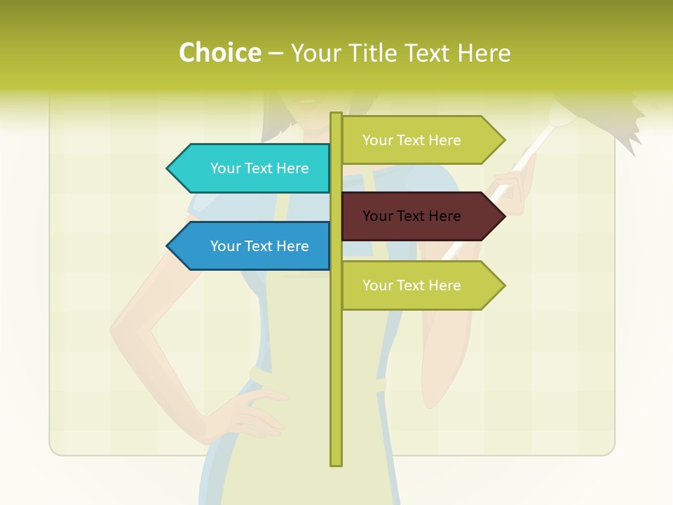 Duster Cleaning Dusting PowerPoint Template