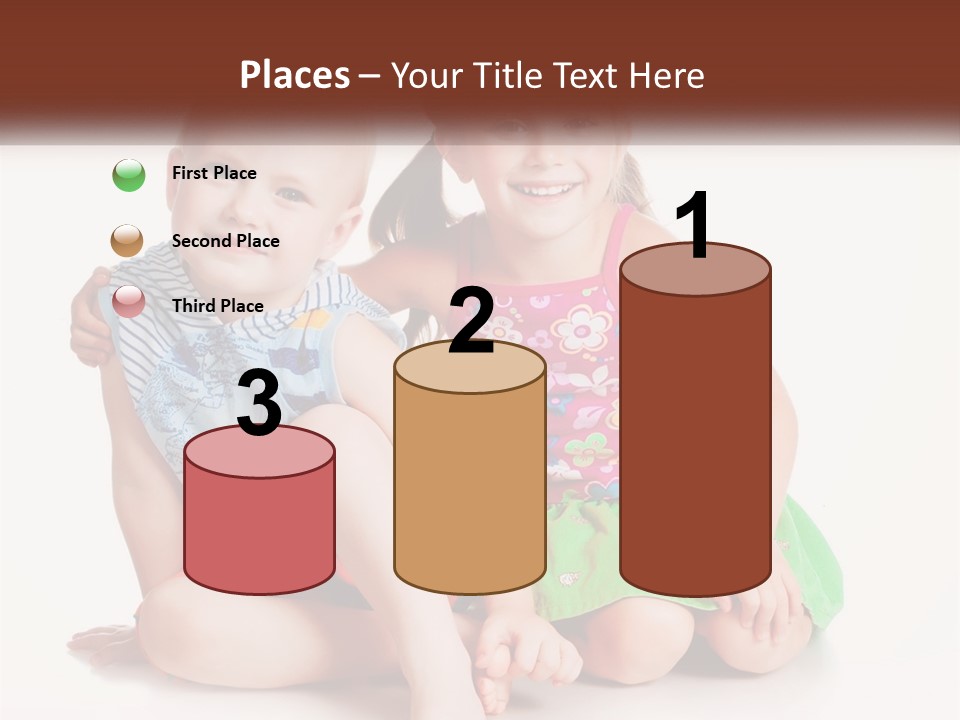 Sister Boy Innocence PowerPoint Template