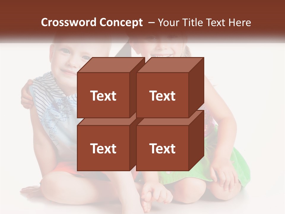 Sister Boy Innocence PowerPoint Template