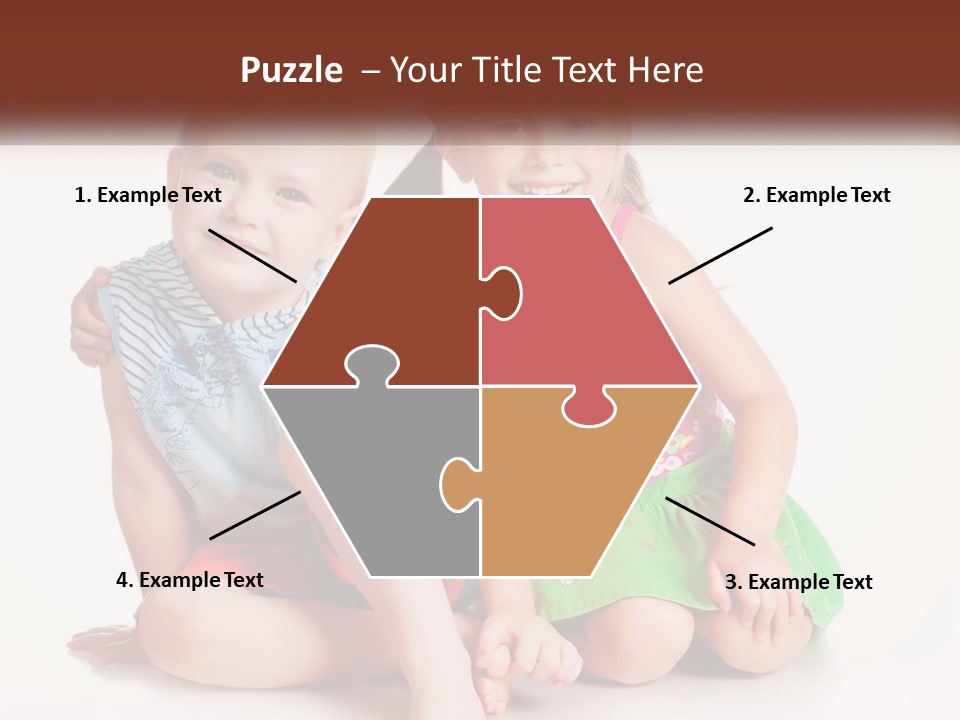 Sister Boy Innocence PowerPoint Template