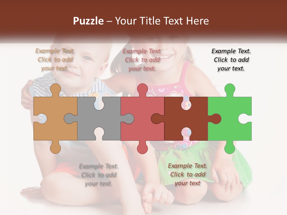 Sister Boy Innocence PowerPoint Template