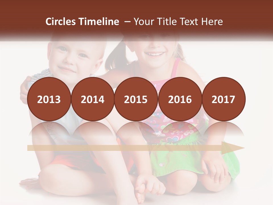 Sister Boy Innocence PowerPoint Template