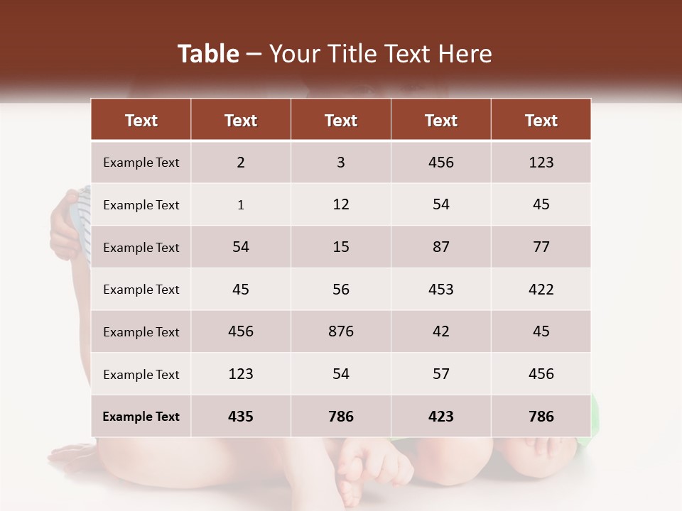 Sister Boy Innocence PowerPoint Template