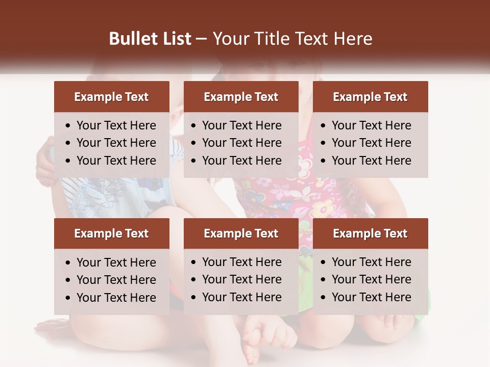 Sister Boy Innocence PowerPoint Template