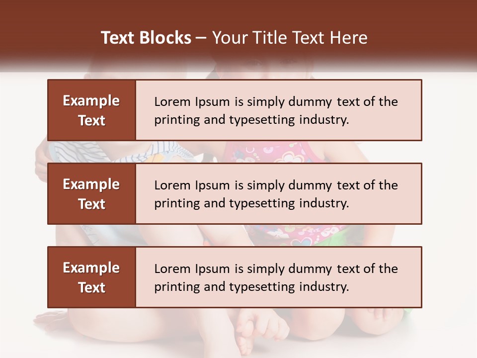 Sister Boy Innocence PowerPoint Template