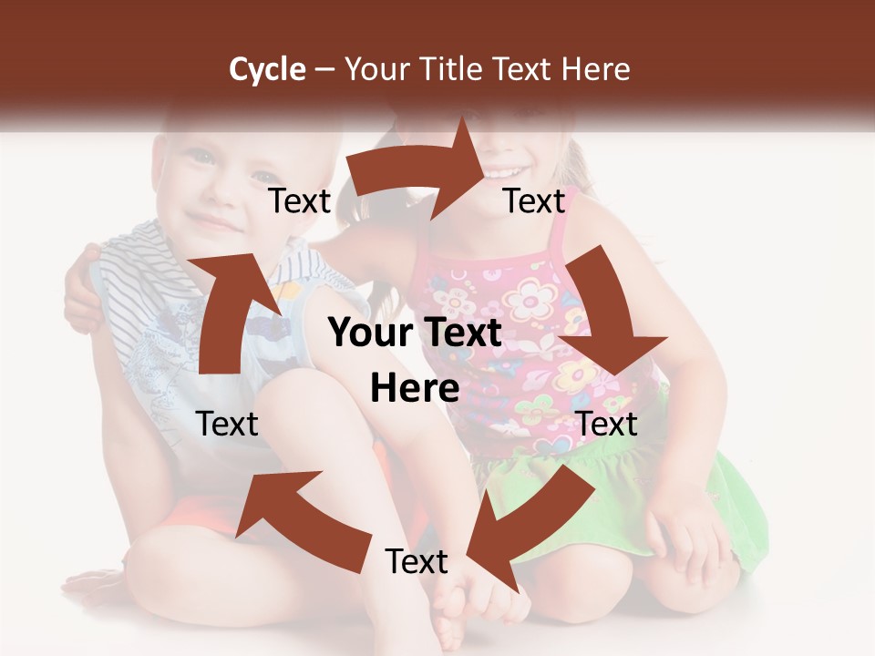 Sister Boy Innocence PowerPoint Template