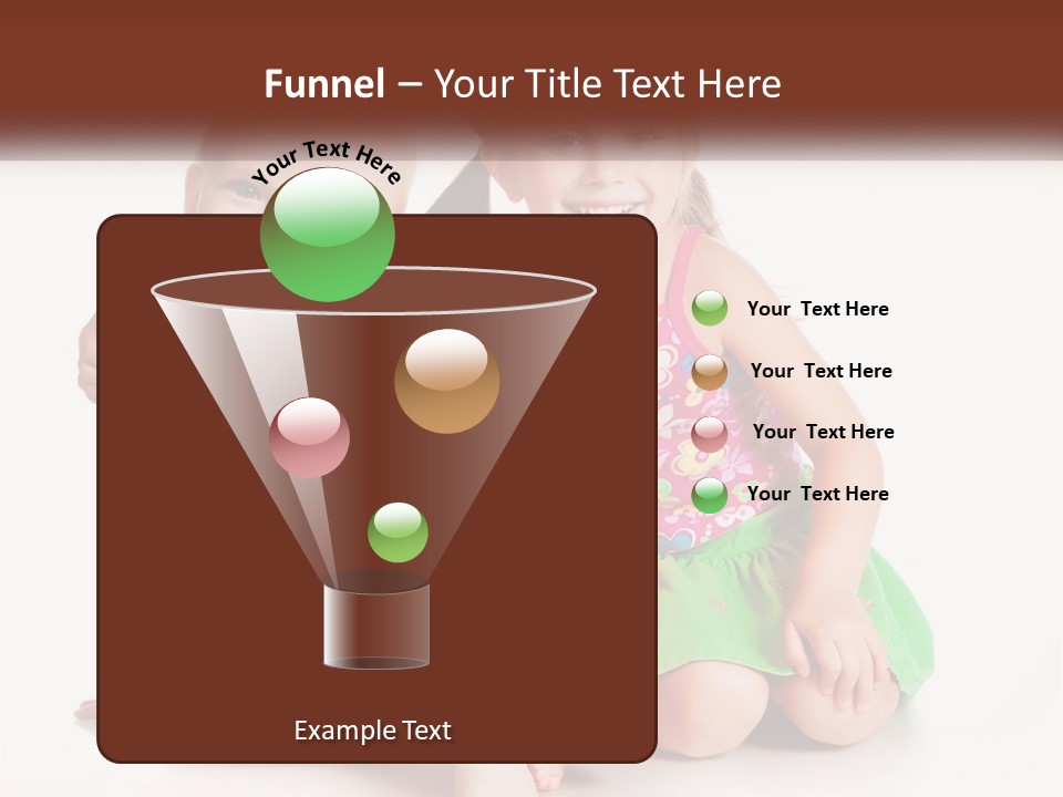 Sister Boy Innocence PowerPoint Template