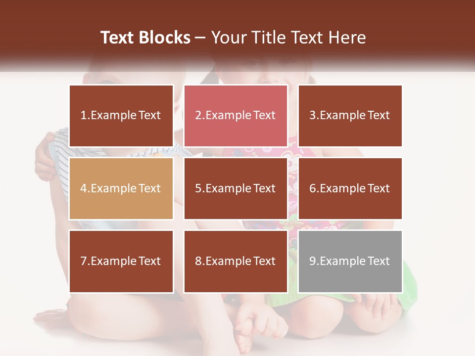 Sister Boy Innocence PowerPoint Template