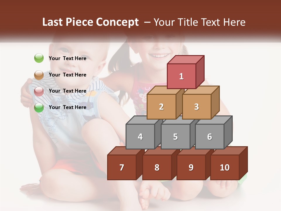 Sister Boy Innocence PowerPoint Template