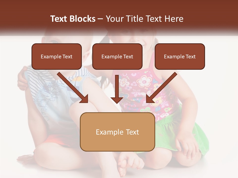 Sister Boy Innocence PowerPoint Template